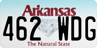 AR license plate 462WDG