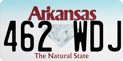 AR license plate 462WDJ