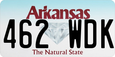 AR license plate 462WDK