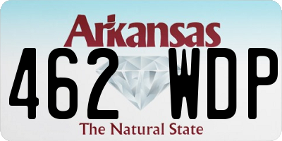 AR license plate 462WDP