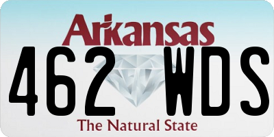 AR license plate 462WDS