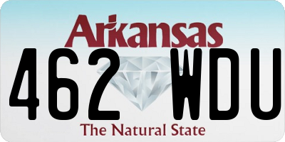 AR license plate 462WDU