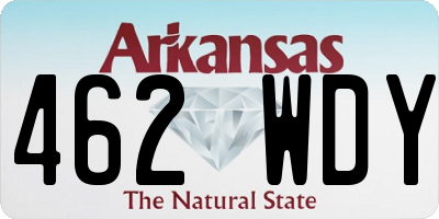 AR license plate 462WDY
