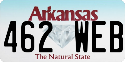 AR license plate 462WEB