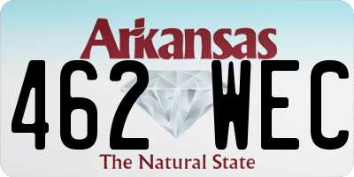 AR license plate 462WEC