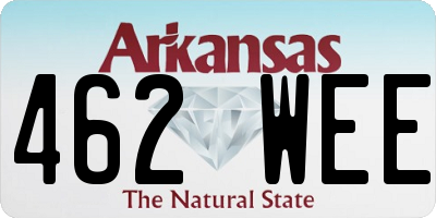AR license plate 462WEE