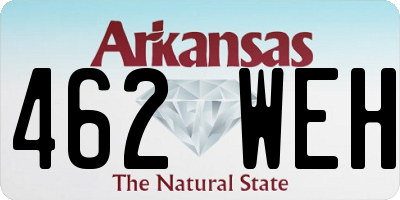 AR license plate 462WEH