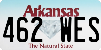 AR license plate 462WES
