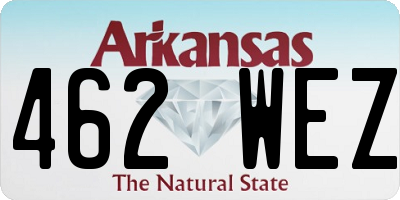 AR license plate 462WEZ