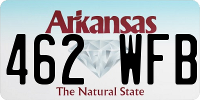 AR license plate 462WFB
