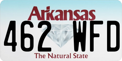 AR license plate 462WFD