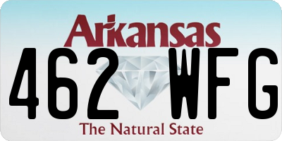 AR license plate 462WFG
