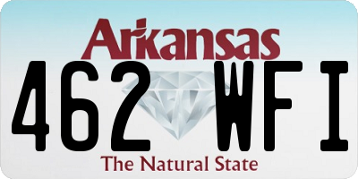 AR license plate 462WFI