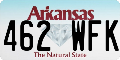AR license plate 462WFK