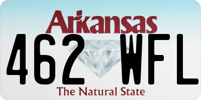 AR license plate 462WFL