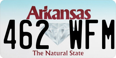 AR license plate 462WFM