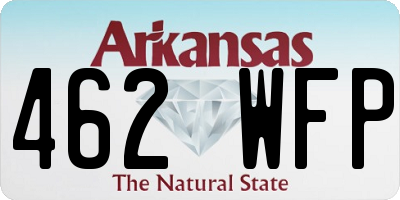 AR license plate 462WFP