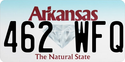 AR license plate 462WFQ