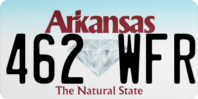 AR license plate 462WFR