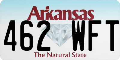 AR license plate 462WFT