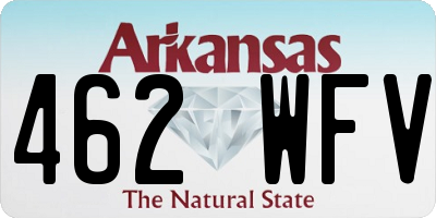 AR license plate 462WFV