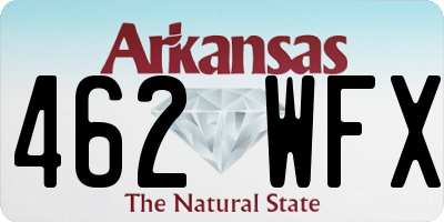 AR license plate 462WFX