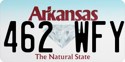 AR license plate 462WFY