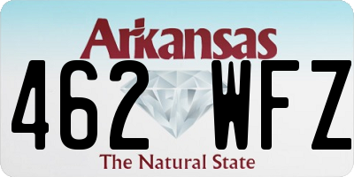 AR license plate 462WFZ