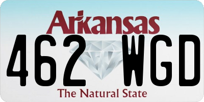 AR license plate 462WGD