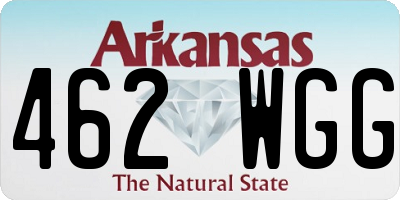 AR license plate 462WGG