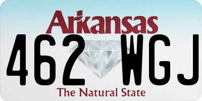 AR license plate 462WGJ