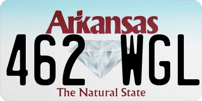 AR license plate 462WGL
