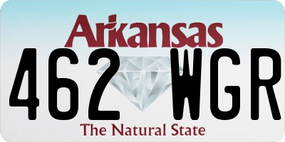 AR license plate 462WGR