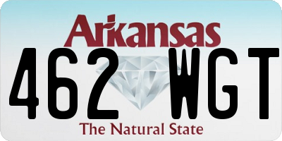 AR license plate 462WGT