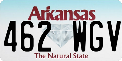 AR license plate 462WGV