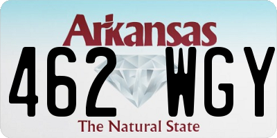 AR license plate 462WGY