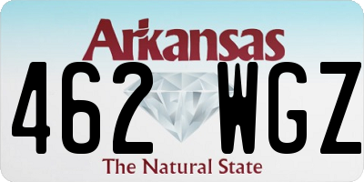 AR license plate 462WGZ