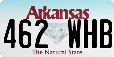 AR license plate 462WHB