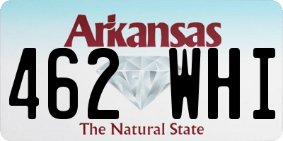 AR license plate 462WHI