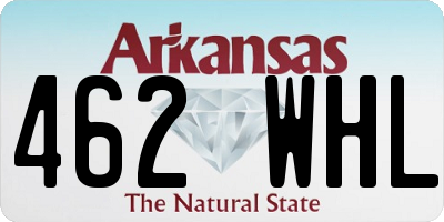 AR license plate 462WHL