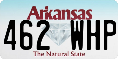 AR license plate 462WHP
