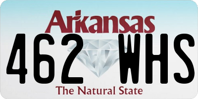 AR license plate 462WHS