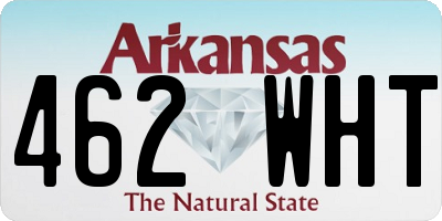 AR license plate 462WHT