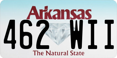 AR license plate 462WII