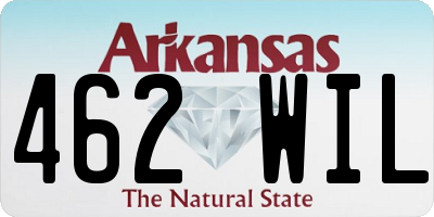 AR license plate 462WIL