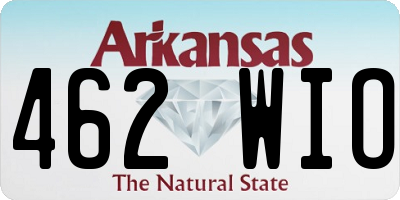 AR license plate 462WIO
