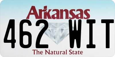 AR license plate 462WIT