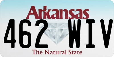 AR license plate 462WIV