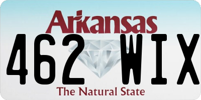 AR license plate 462WIX