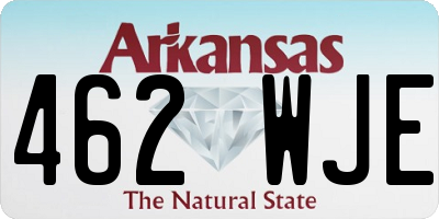 AR license plate 462WJE